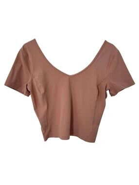 LULULEMON ALIGN SHORT SLEEVE TOP SIZE 12/14